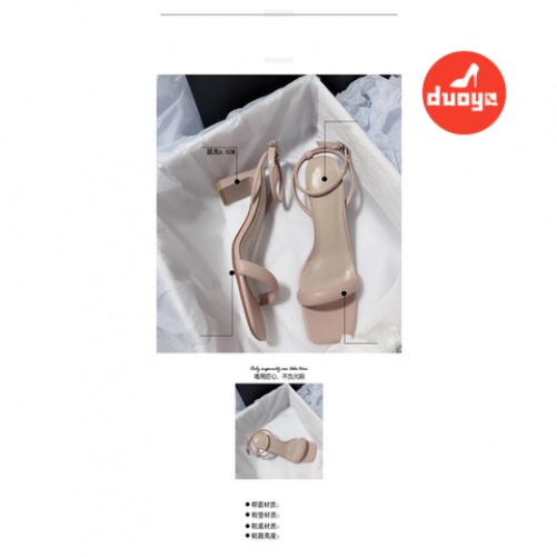 Duoya Tóc Thẳng ~ [Hàng Có Sẵn] Giày Cao Gót Da Mềm Siêu Nhẹ Đơn Giản Phong Cách Hàn Quốc Dễ Phối Đồ Miễn Phí Vận Chuyển