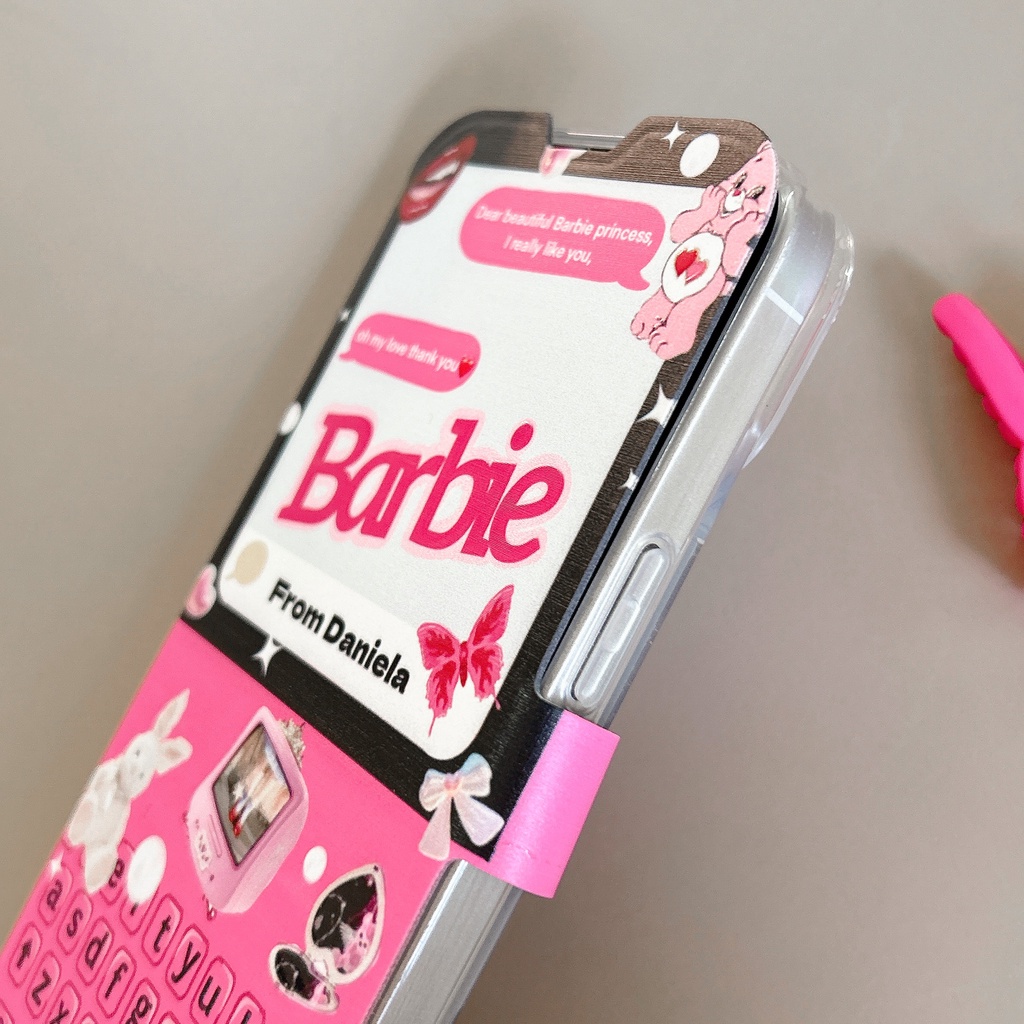 Ốp Điện Thoại tpu Dẻo Trong Suốt Họa Tiết Hoạt Hình Barbie Cổ Điển Chống Sốc Cho iPhone 14 13 12 11 PRO MAX