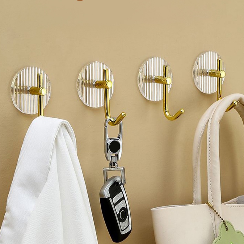 [Đặc trưng] Giá Đỡ Treo Khăn Tắm / Chìa Khóa Chống Ẩm Không Cần Đục Lỗ Nhẹ Sang Trọng Tiết Kiệm Không Gian