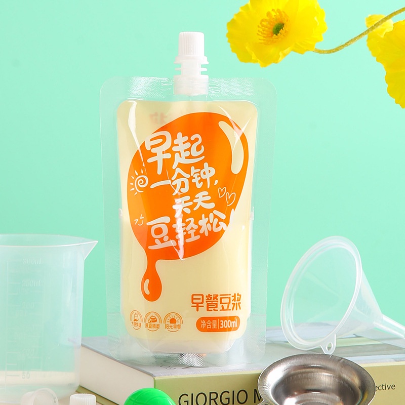 PVN59264 Túi Có Nắp Vặn Túi Có Vòi Đựng Chất Lỏng, Túi Đựng Sữa Có Nắp