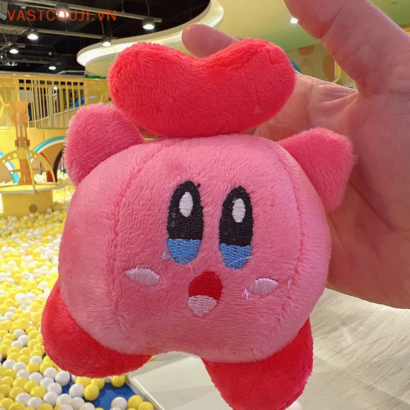 1 Móc Khóa Hình Đồ chơi nhồi bông Kirbi Dễ Thương