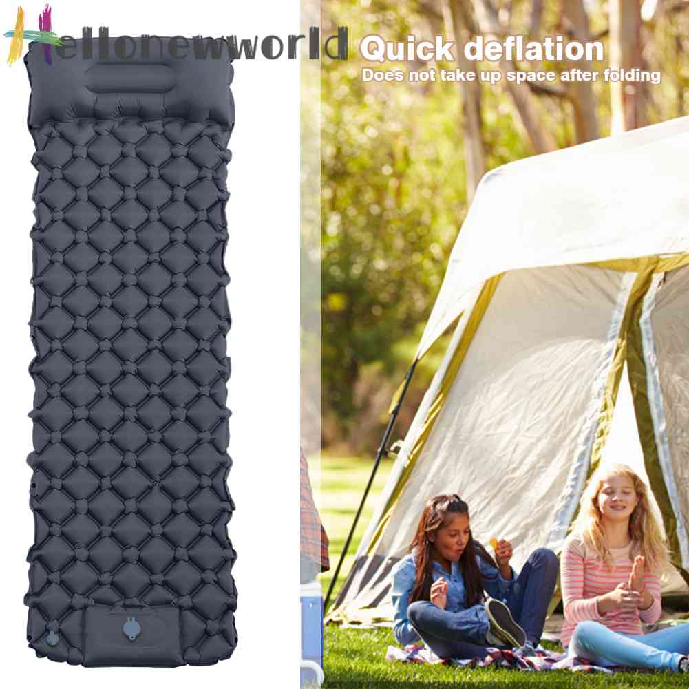 Thảm Bơm Hơi Siêu Nhẹ Chống Ẩm Tiện Dụng Mang Theo Du Lịch Cắm Trại