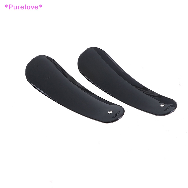 Set 2 Chiếc Giày Nhựa Màu Đen Kích Thước 11cm Tiện Dụng Mới