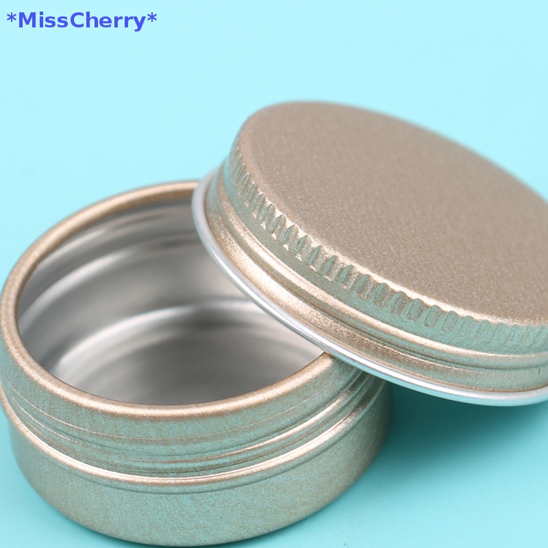 Hộp Thiếc Nhôm 10g 35 * 18mm Đựng Kem / Trà / Mỹ Phẩm Tiện Dụng