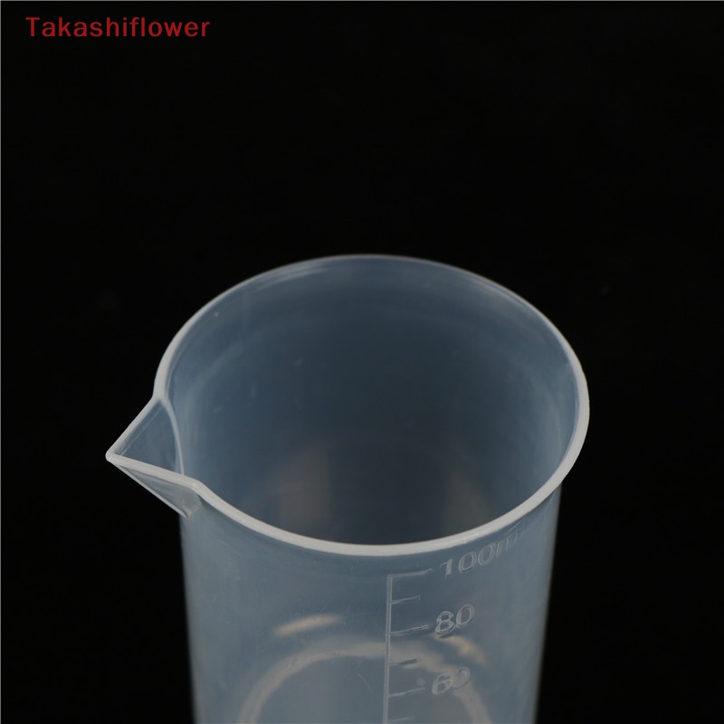 Set 2 Cốc Đo Lường 100mL Bằng Nhựa Trong Suốt Tiện Dụng