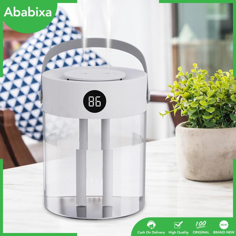 [Ababixa] Máy Phun Sương Tạo Độ Ẩm Không Khí Cá Nhân Để Bàn Có Đèn LED Sạc USB Nhỏ Gọn Yên Tĩnh 3L Cho Dorm