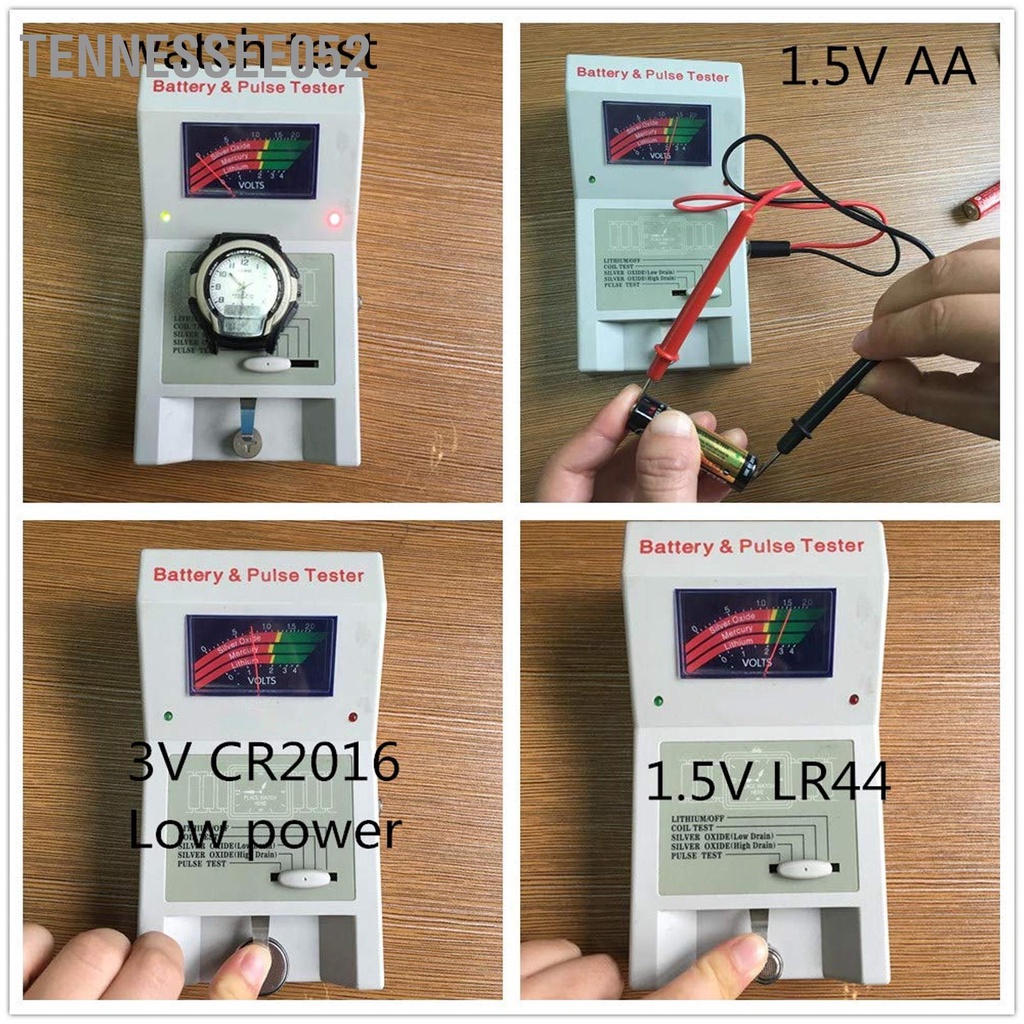 Tennessee052 Máy kiểm tra pin đồng hồ đa chức năng xung có độ chính xác cao dành cho thợ sửa và chữa