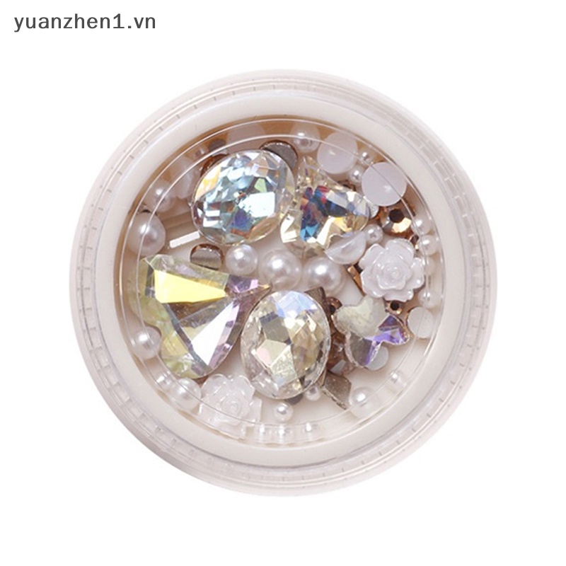 1 Hộp Đá 3D Lấp Lánh Trang Trí Móng Tay