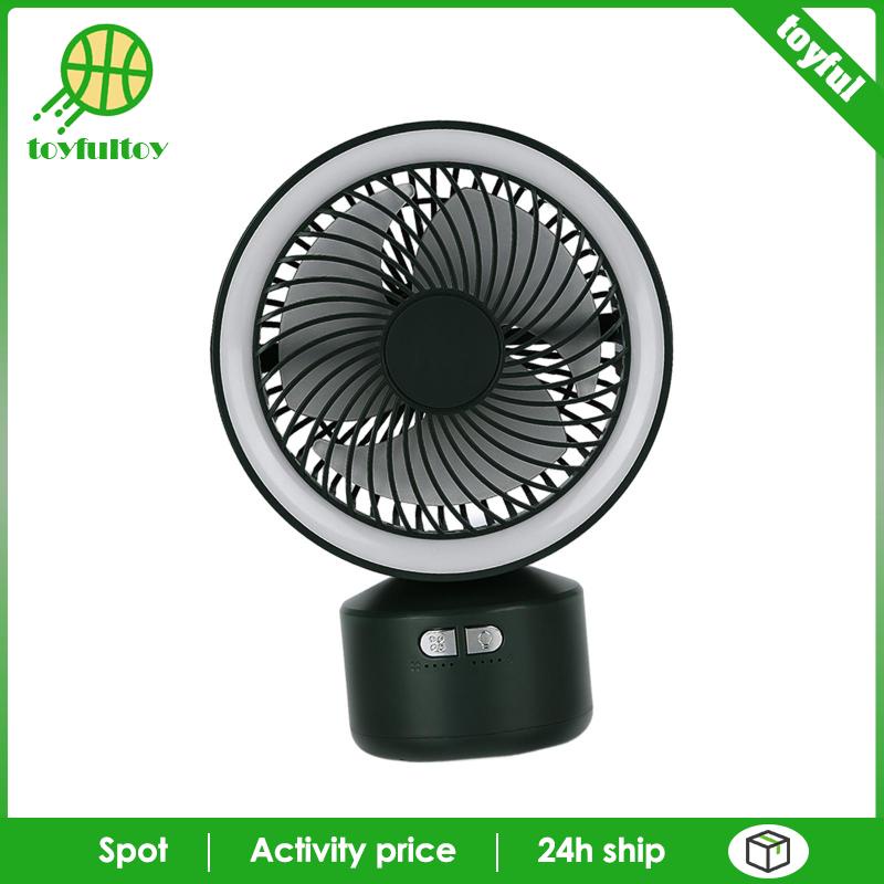 Quạt Cắm Trại Có Đèn LED Có Thể Điều Chỉnh Độ Sáng Tiện Dụng