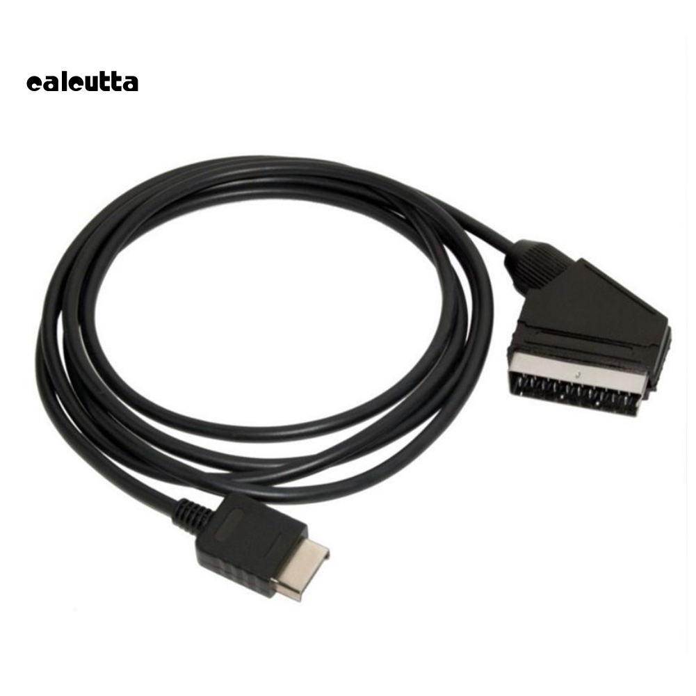 Dây Cáp Kết Nối 1.8m RGB Scart TV AV Cho Sony Playstation PS2 3