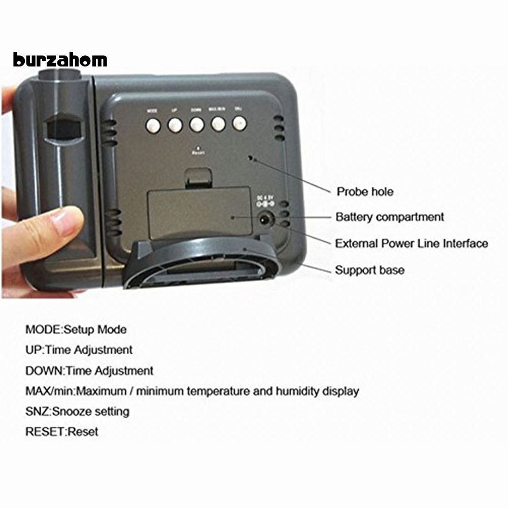 Đồng Hồ Báo Thức Kỹ Thuật Số Màn Hình LED Màu Sắc Độc Đáo Trang Trí Nhà Cửa / Văn Phòng