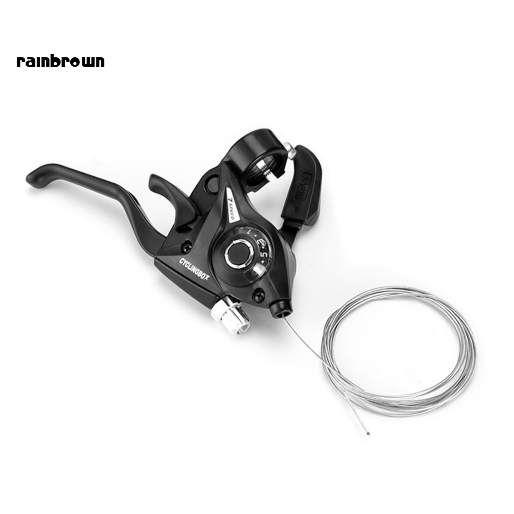 &lt; Rainbrown &gt; Cần Gạt Số Trước Xe Đạp Leo Núi Trọng Lượng Nhẹ Truyền Động Chính Xác