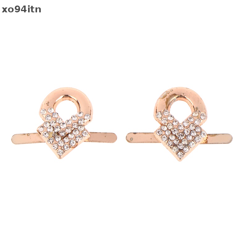 1 Cặp Phụ Kiện Kẹp Giày Cao Gót Đính Đá Cho Cô Dâu