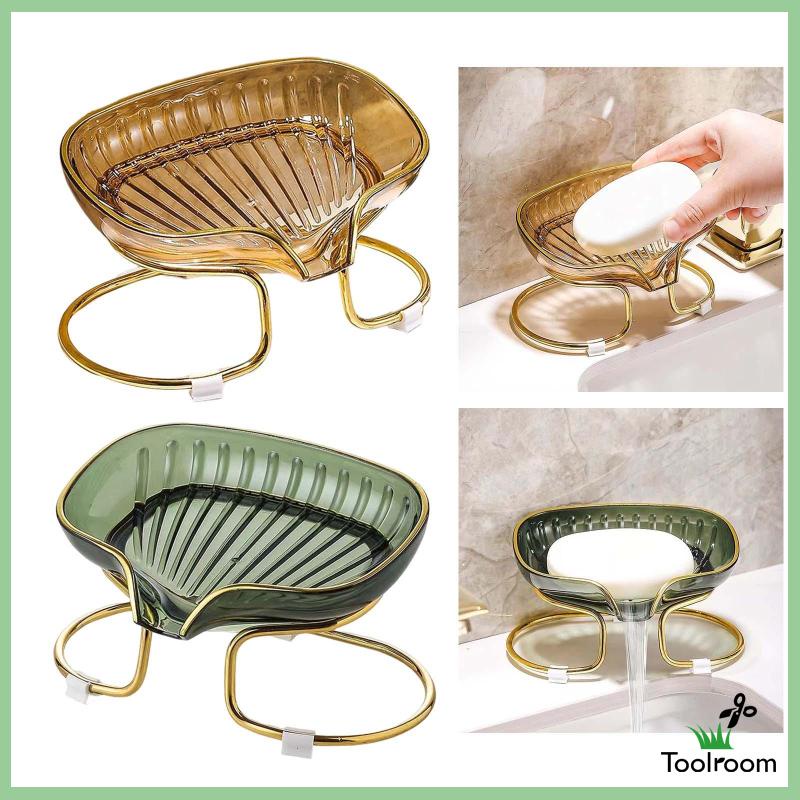 Khay Đựng Xà Phòng Ráo Nước Kèm Giá Đỡ Tiện Dụng Cho Bồn Tắm