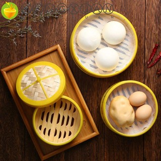 Xửng hấp bánh bao chất liệu tre có nắp đậy nhiều kích thước tiện lợi