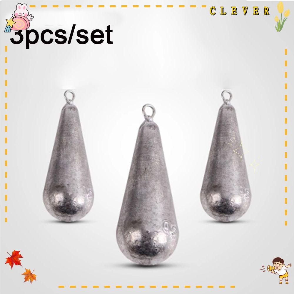Bộ 3 Chì Câu Cá Hình Tròn Chống Rơi Chuyên Dụng