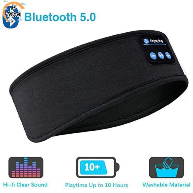 [IS] Băng Đô Tích Hợp Tai Nghe Bluetooth Không Dây Siêu Mềm Dùng Khi Chơi Thể Thao