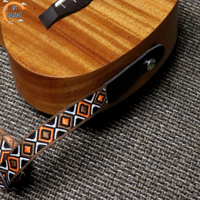 Dây Đeo Vai Phong Cách Dân Tộc Kèm Đinh Tán Cho Đàn Guitar Điện / Guitar Bass / Ukulele