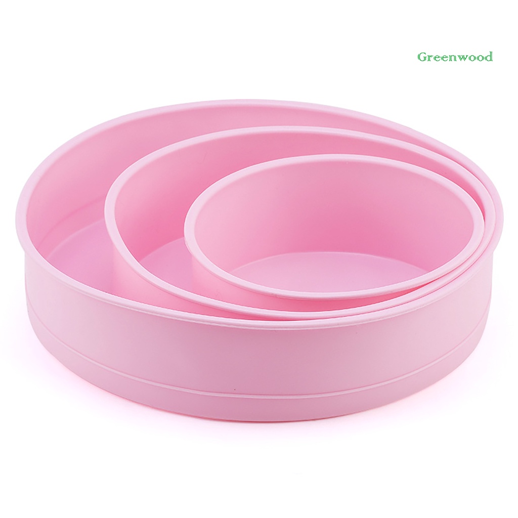Khuôn Silicone Làm Bánh Hình Tròn 4 6 8 10 Inch Chịu Nhiệt Tốt Tiện Dụng