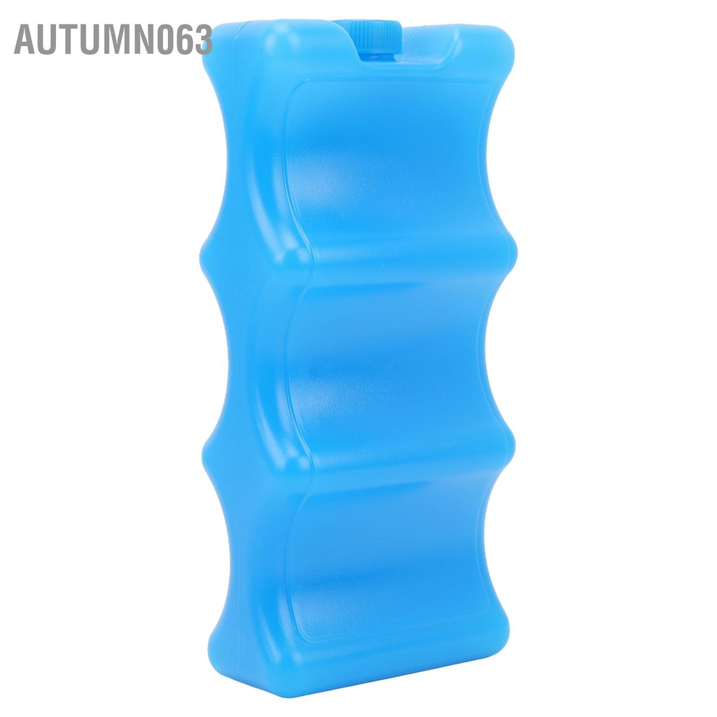 Autumn063 2 Túi Đá Sữa Mẹ Hình Đường Viền Màu Xanh Hộp Có Thể Tái Sử Dụng Cho Đi Làm