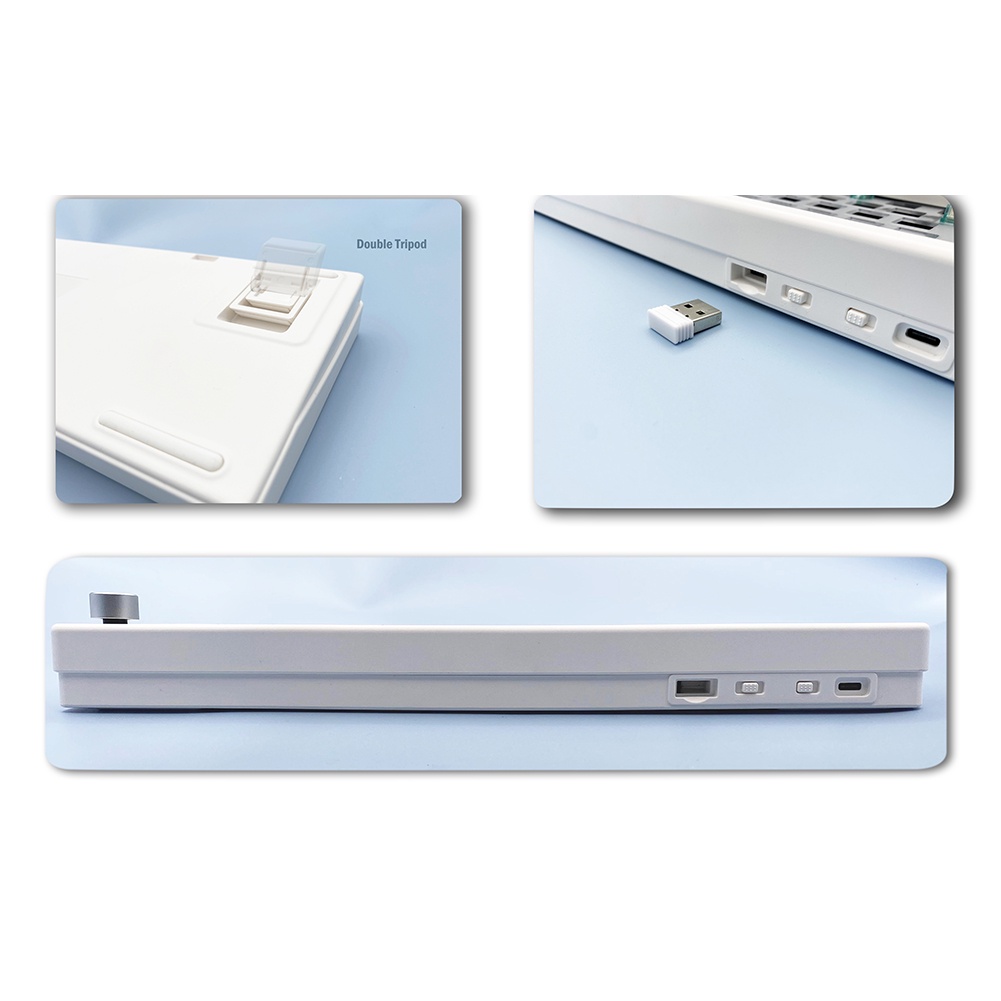 Bàn Phím Cơ GMK67 Bluetooth 2.4G 3 Chế Độ Không Dây Có Thể Tùy Chỉnh