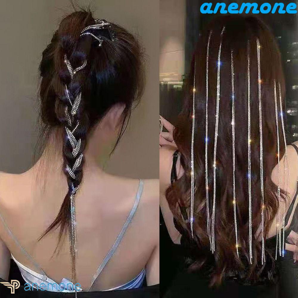 Lược Kẹp Tóc Dạng Chuỗi Tua Rua Tự Nhiên Chất Lượng Cao Dành Cho Nữ