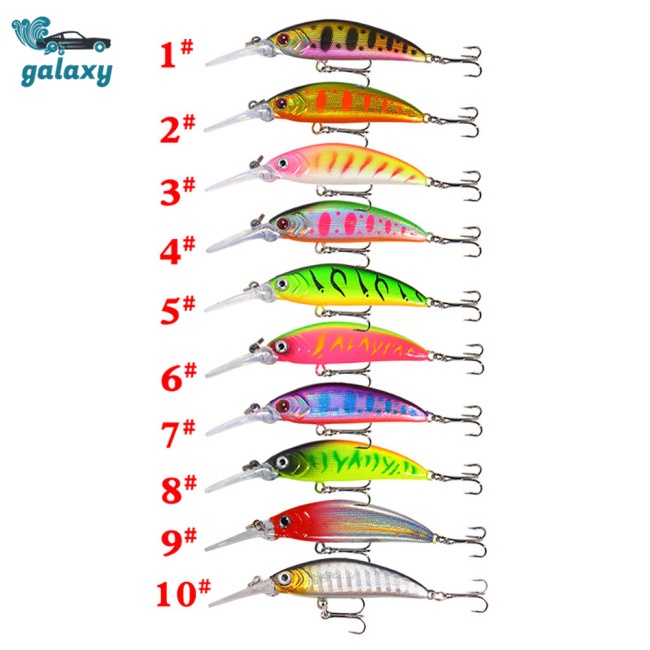 Galaxy Mồi Giả Nhử Cá Bằng Nhựa Cứng 5.7g / 7cm Gắn Kèm Móc Câu