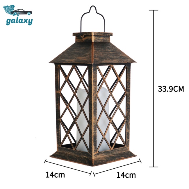 Galaxy Đèn Led Treo Trang Trí Hình Ngọn Lửa Phong Cách Retro Sử Dụng Pin