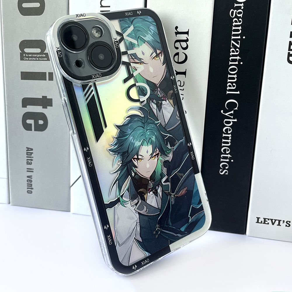 Ốp Điện Thoại Màu laser Hình xiao Cho iphone 14 13 12 11 pro promax x xs xsmax xr 7 8 plus