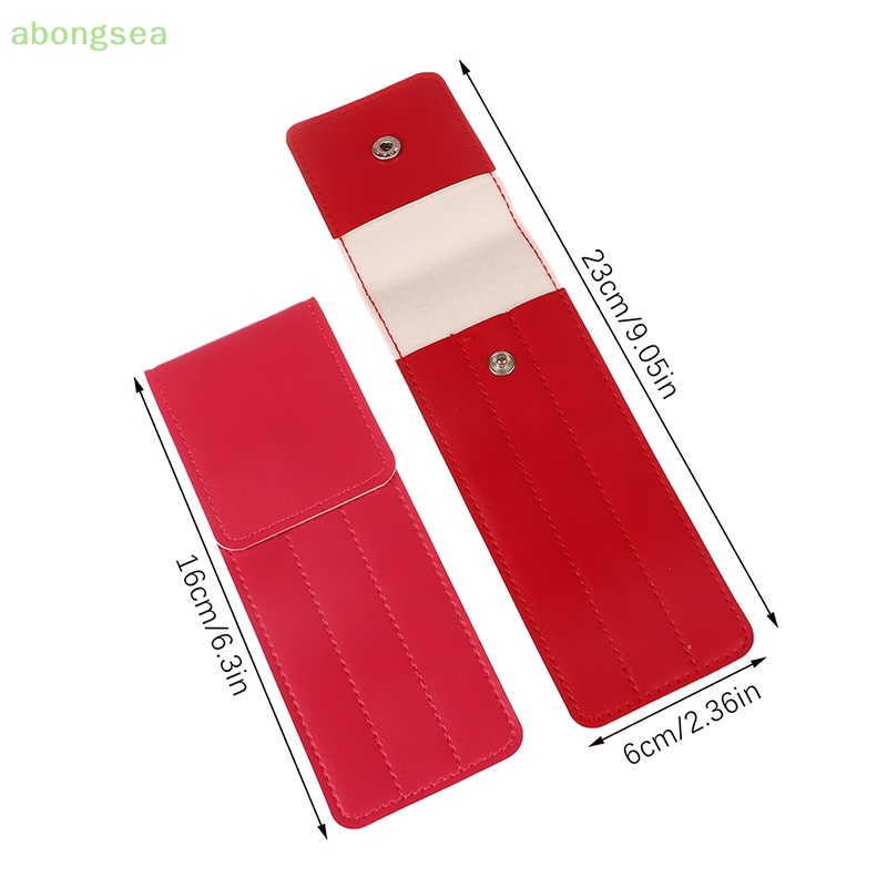 Abongsea Túi Da Đựng Nhíp Gắn Lông Mi Giả Chuyên Dụng