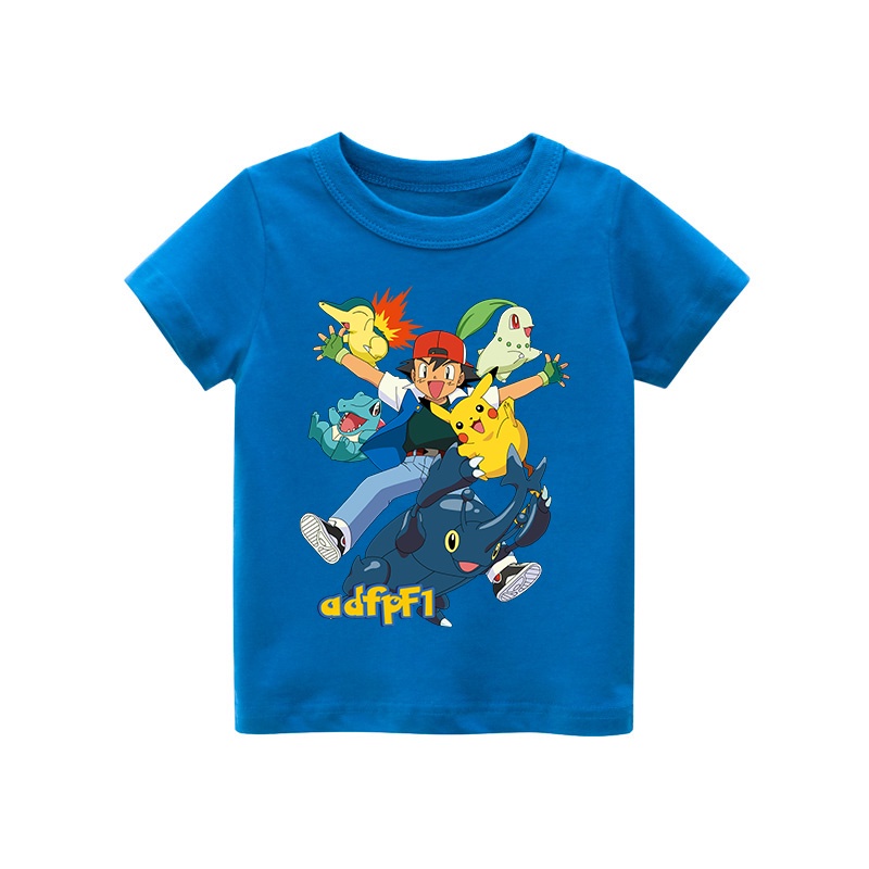 Áo thun trẻ em POKEMON 2 , 8 màu áo, đầy đủ size có big size, MÀU KHÁC NHẮN TIN SHOP