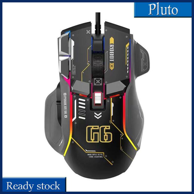 Mới Chuột Quang Chơi Game G6 12800dpi Rgb Nhiều Màu Sắc
