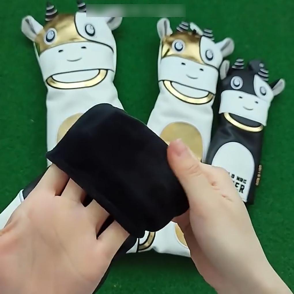 Vỏ Bọc Đầu Gậy Đánh Golf Bằng Vải Bông Dày Dặn Chống Nước Chống Nắng Xoay Được