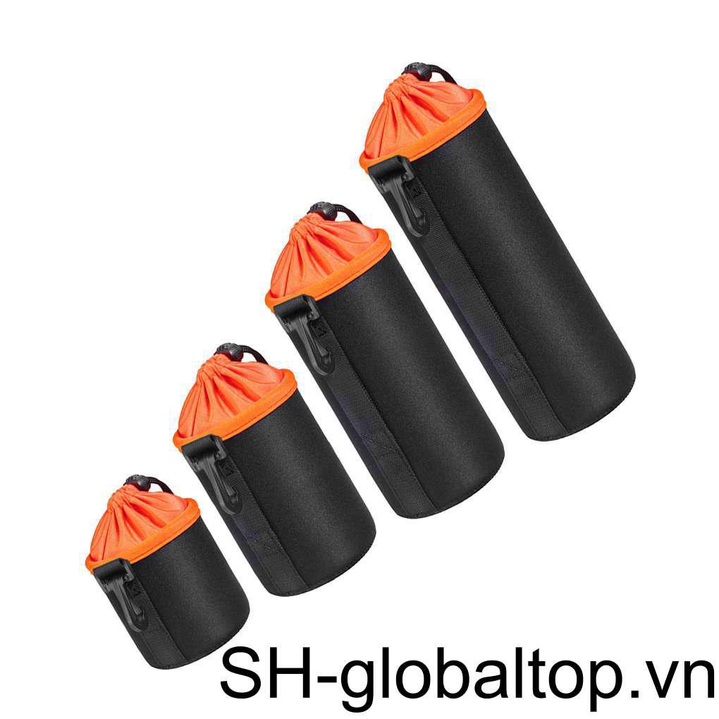 Túi Đựng Bảo Vệ Ống Kính Máy Ảnh 2 Màu Bằng Cao Su Tổng Hợp Dày Dặn Chống