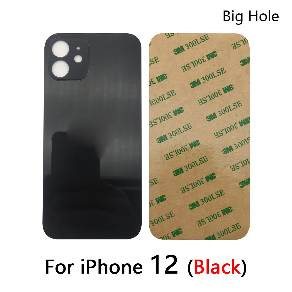 Nắp Đậy Pin Điện Thoại Mặt Sau Bằng Kính Thay Thế Chuyên Dụng Cho iPhone 12 12 Mini Pro Max