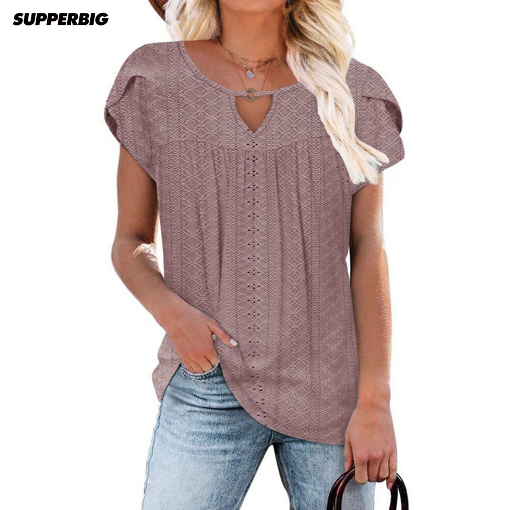 [supperbig] Áo Ngắn Tay Nữ Mùa Hè