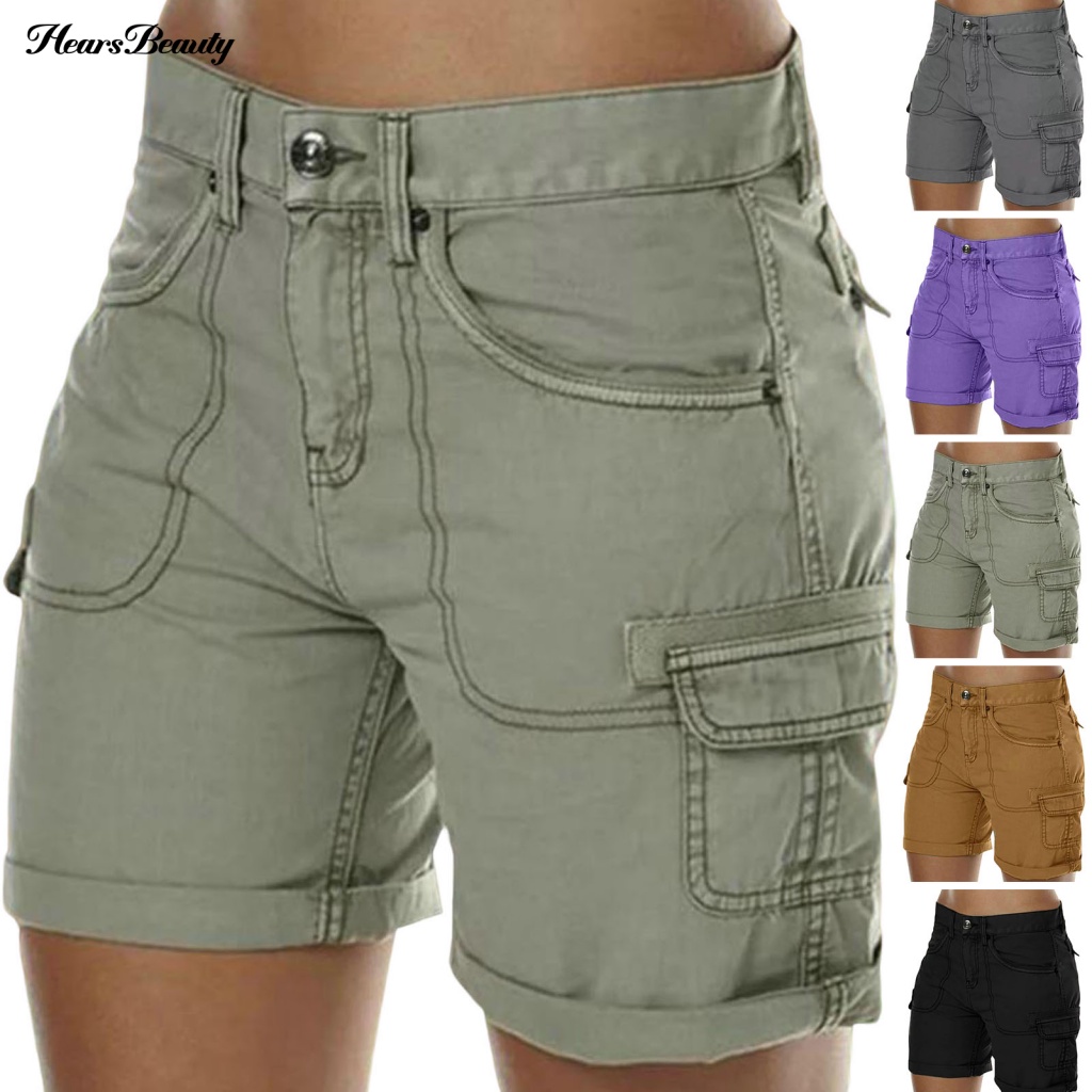 Quần Short Mỏng Phối Túi Cá Tính Thời Trang