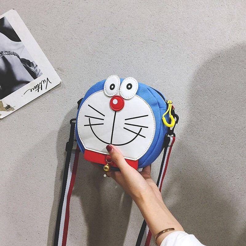 Túi tròn nhỏ hoạt hình đeo vai thời trang đa năng dễ thương hợp xu hướng 2023 cho nữ