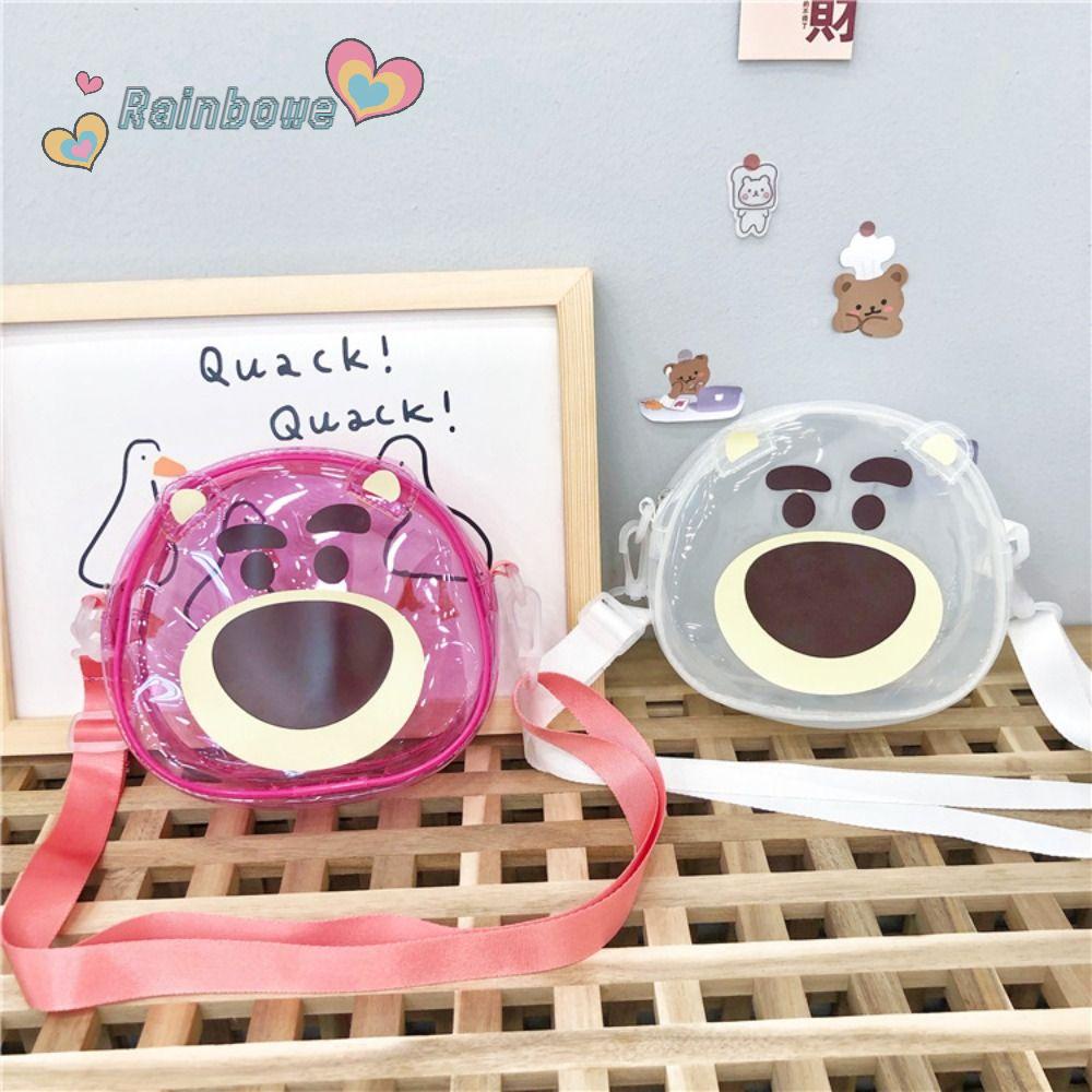 Túi Đeo Chéo Họa Tiết Gấu Hoạt Hình Thời Trang Mùa Hè