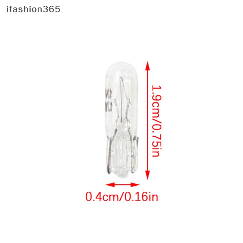 Set 20 Bóng Đèn T5 W2W 12V ifashion365 Cho Bảng Điều Khiển Xe Hơi
