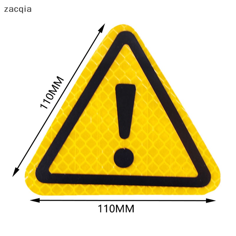 Miếng Dán Phản Quang Cảnh Báo An Toàn Hình Tam Giác Cho Xe Hơi