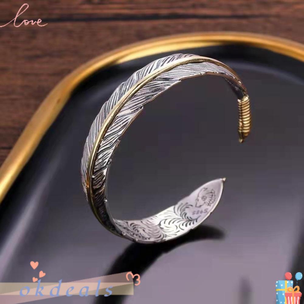 Vòng Đeo Tay Bản Rộng Điều Chỉnh Được Phong Cách Cổ Điển Mới Cho Nam Và Nữ