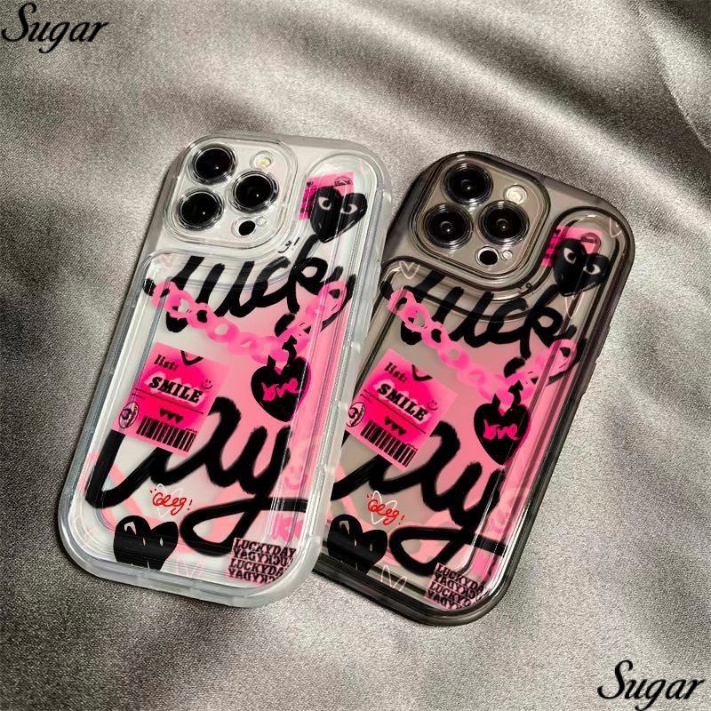 ✅Ốp Điện Thoại Mềm Hình Graffiti 11 Trái Tim / Cô Gái Ngọt Ngào NT1A Cho iPhone13promax 12 14
