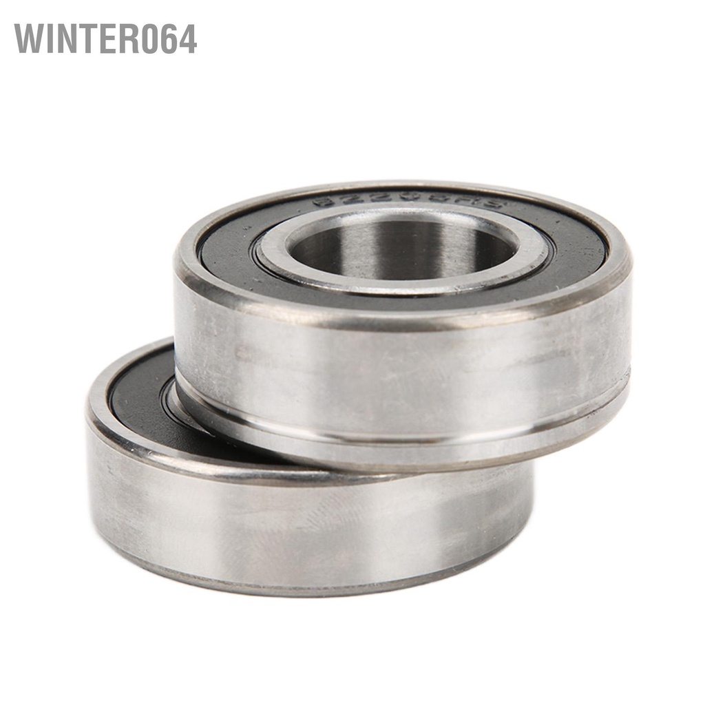 Winter064 Cặp phía trước Phía sau Ổ trục bánh xe bịt kín Vòng bi lăn Thay thế bằng kim loại cho Hugger 00‑03 XLH