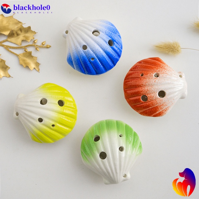 Kèn Ocarina 6 Lỗ Hình Trái Dâu Hoạt Hình Bằng Gốm Cho Người Mới Bắt Đầu