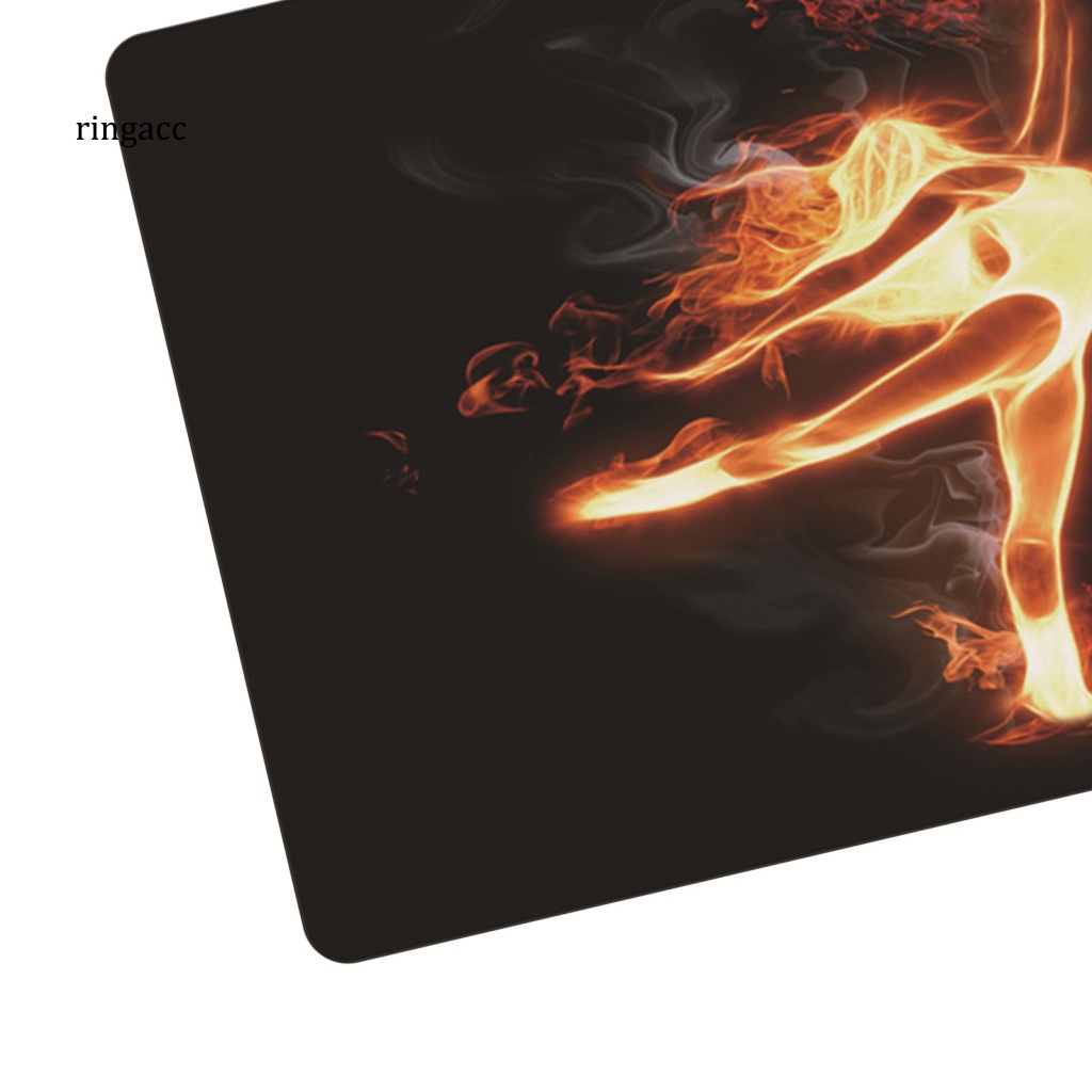 Tấm Lót Chuột Bằng Cao Su Mềm Chống Trượt Họa Tiết Ngọn Lửa Cho Laptop