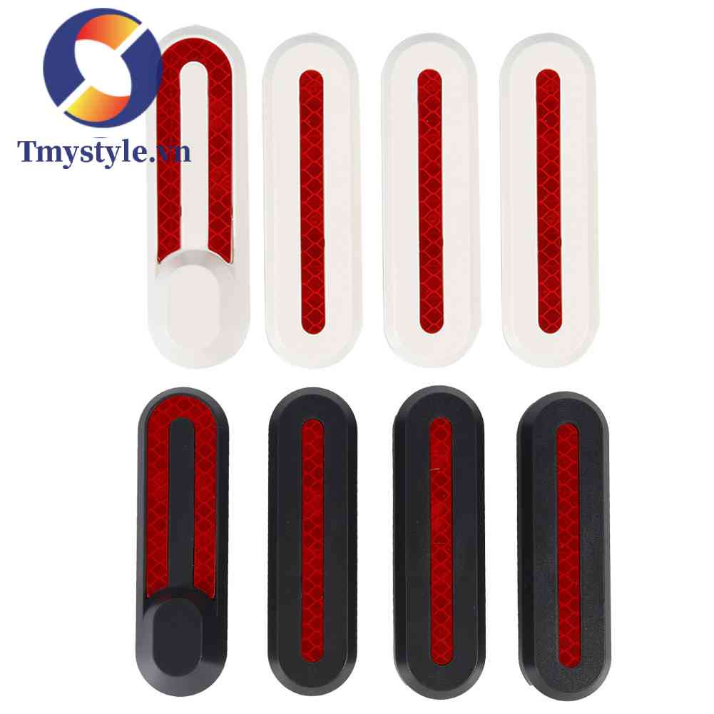 Bộ 4 Miếng Dán Phản Quang Bảo Vệ Bánh Xe Scooter Điện M365