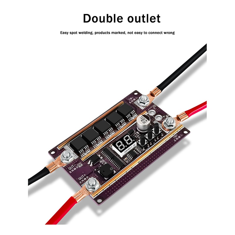 1 bộ Máy hàn điểm Máy hàn điểm tự động Máy hàn điểm dùng pin Lithium 18650 di động Bo mạch chủ điều khiển