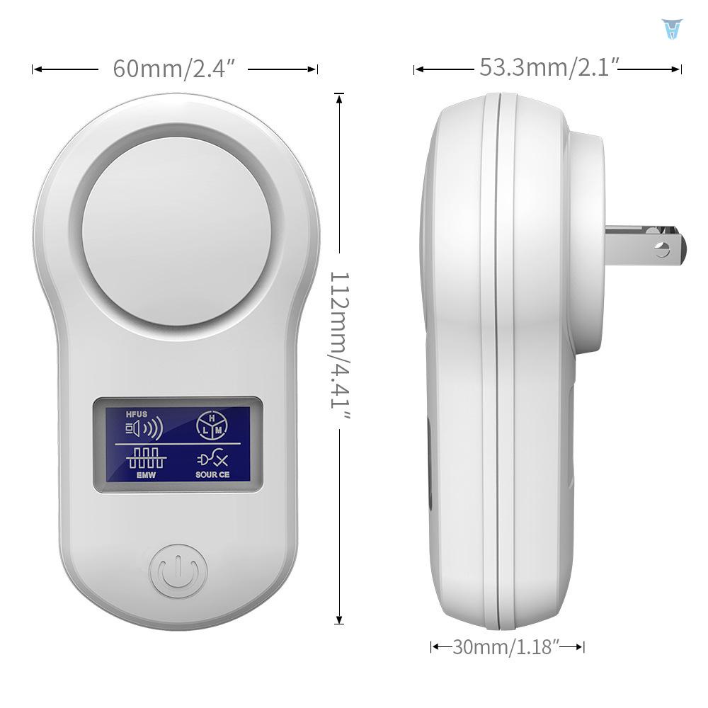 Thiết Bị Xua Đuổi Côn Trùng Bằng Sóng Siêu Âm Màn Hình LCD