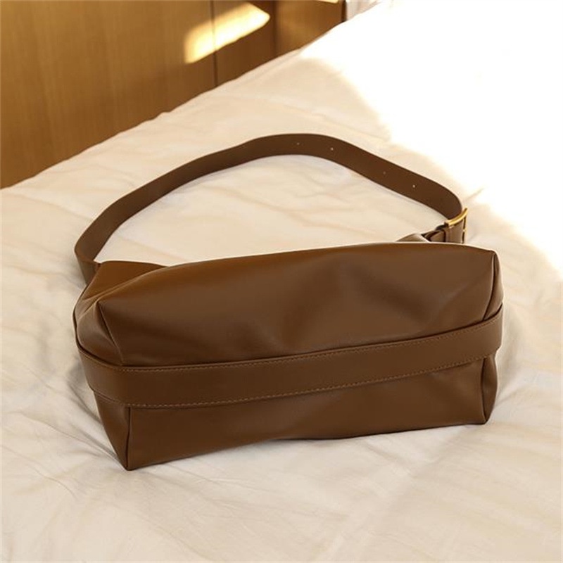 Ielgy Túi tote Sức Chứa Lớn Có Dây Kéo Màu Tối Cao Cấp Cho Nữ